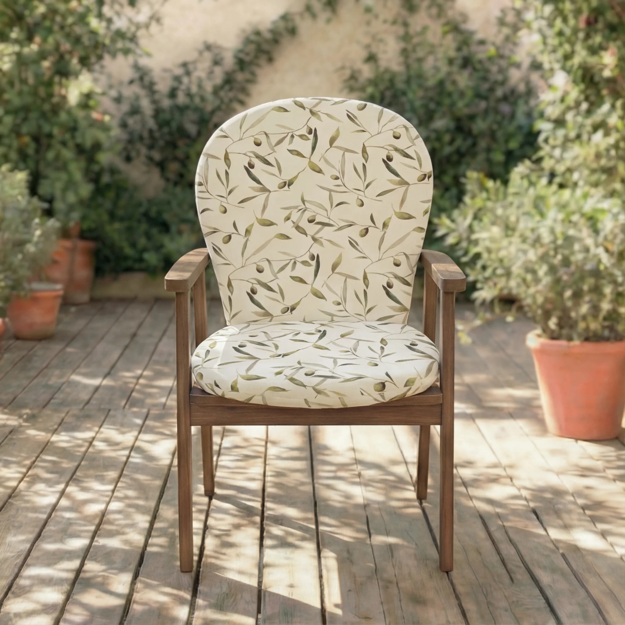 Cojín para silla de exterior modelo Bocairent 48x90 cm