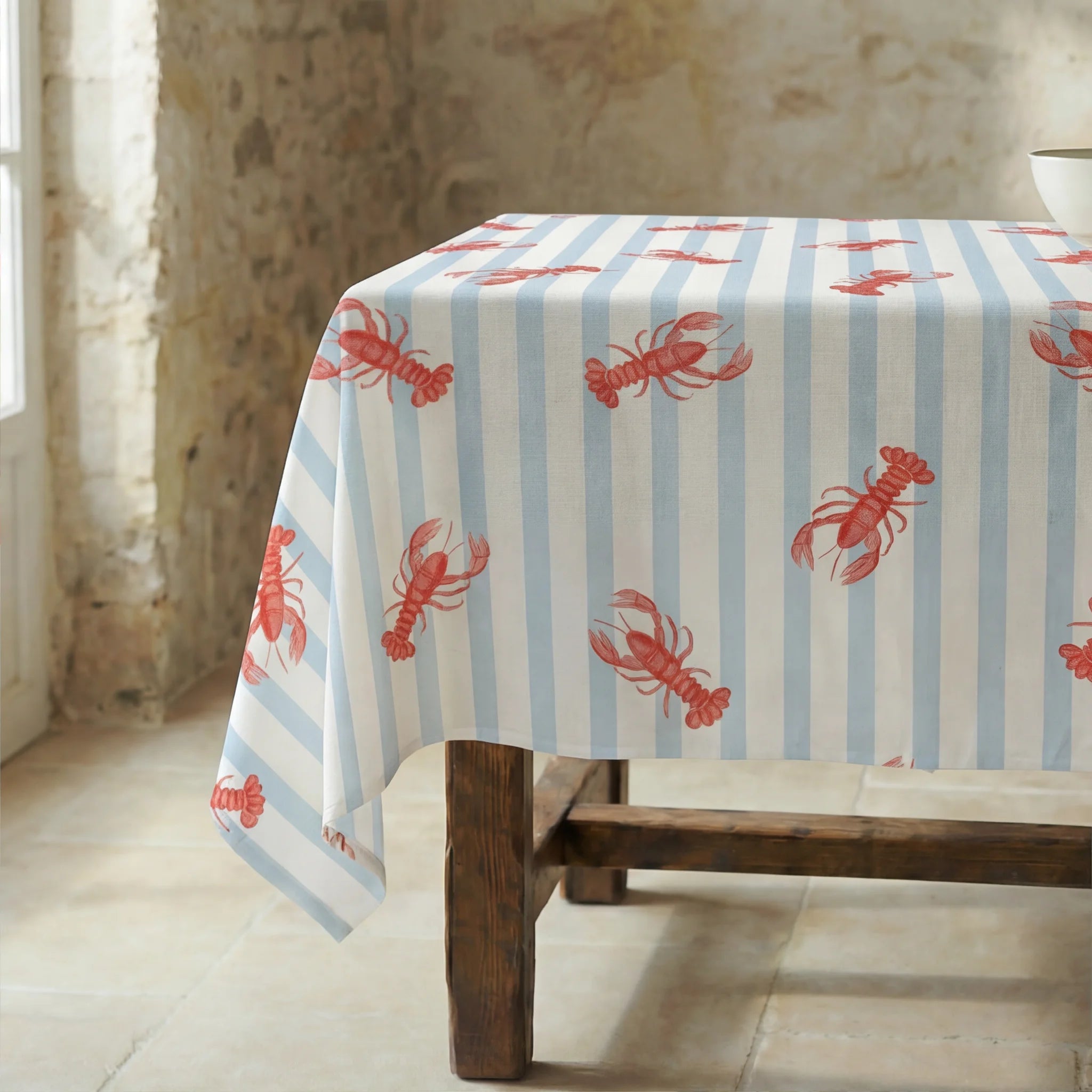 Mantel resinado antimanchas 100% algodón Tagori