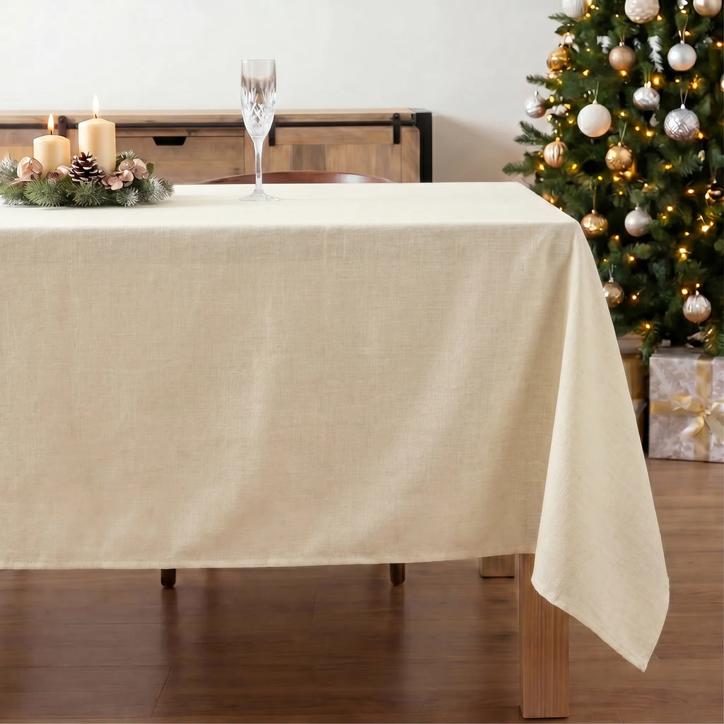 Mantel antimanchas 100% algodón Natural