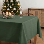 Mantel antimanchas 100% algodón Verde liso