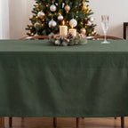 Mantel antimanchas 100% algodón Verde liso