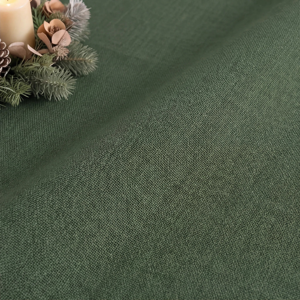 Mantel antimanchas 100% algodón Verde liso
