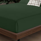 Juego de sábanas Verde Liso 100% algodón