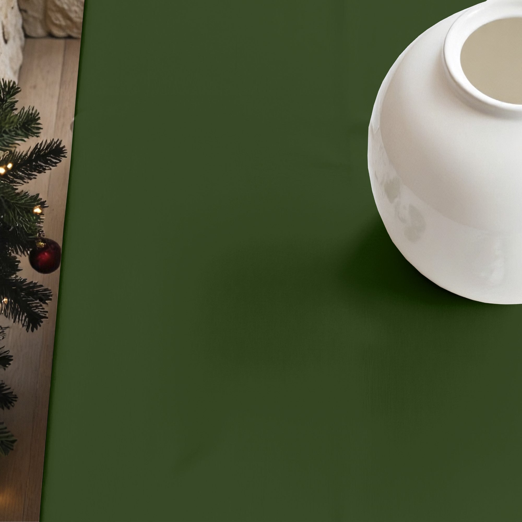 Mantel antimanchas Verde liso