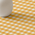 Mantel Vichy impermeable Amarillo tacto tela