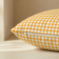 Funda para cama de mascota antimanchas Vichy Amarillo