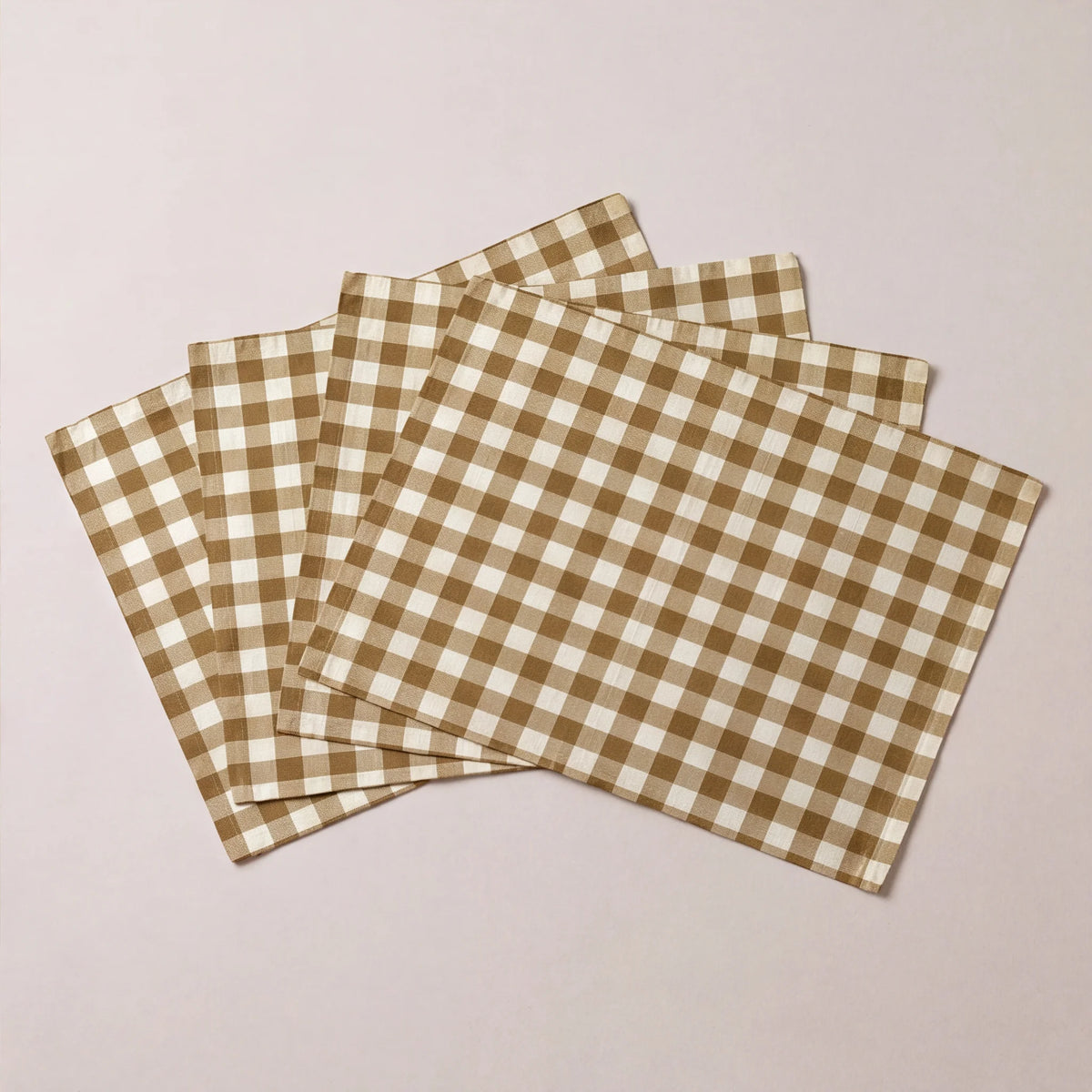Mantel individual antimanchas pack 4 unidades Vichy Arena
