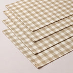Mantel individual antimanchas pack 4 unidades Vichy Moca