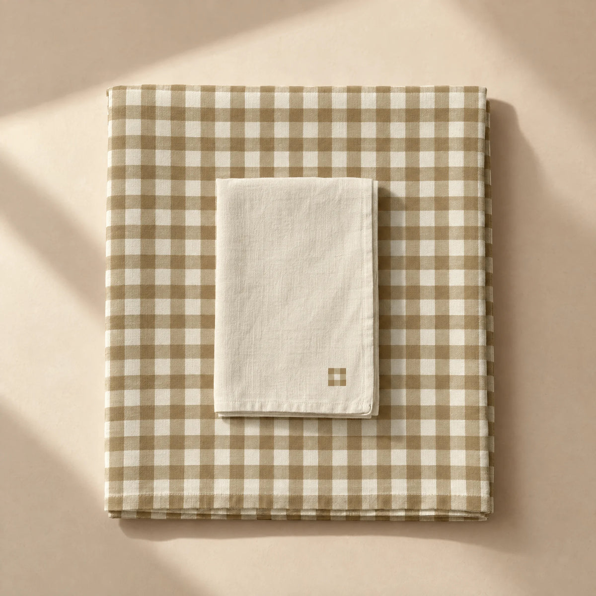 Pack de 4 unidades servilletas Vichy Moca