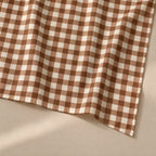 Mantel antimanchas 100% algodón Vichy Tierra
