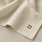 Pack de 4 unidades servilletas Vichy Tierra
