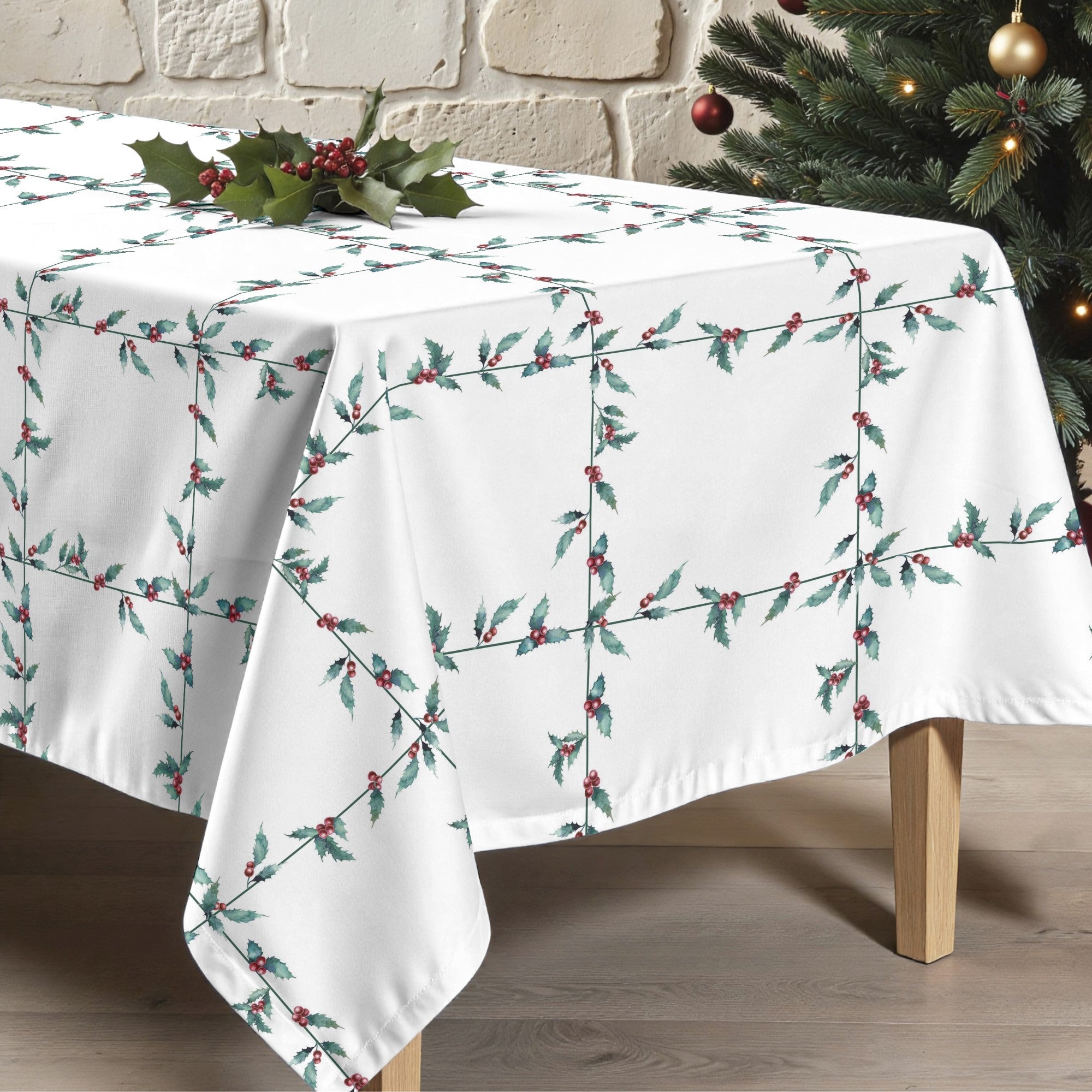 Mantel antimanchas XL White Christmas 1
