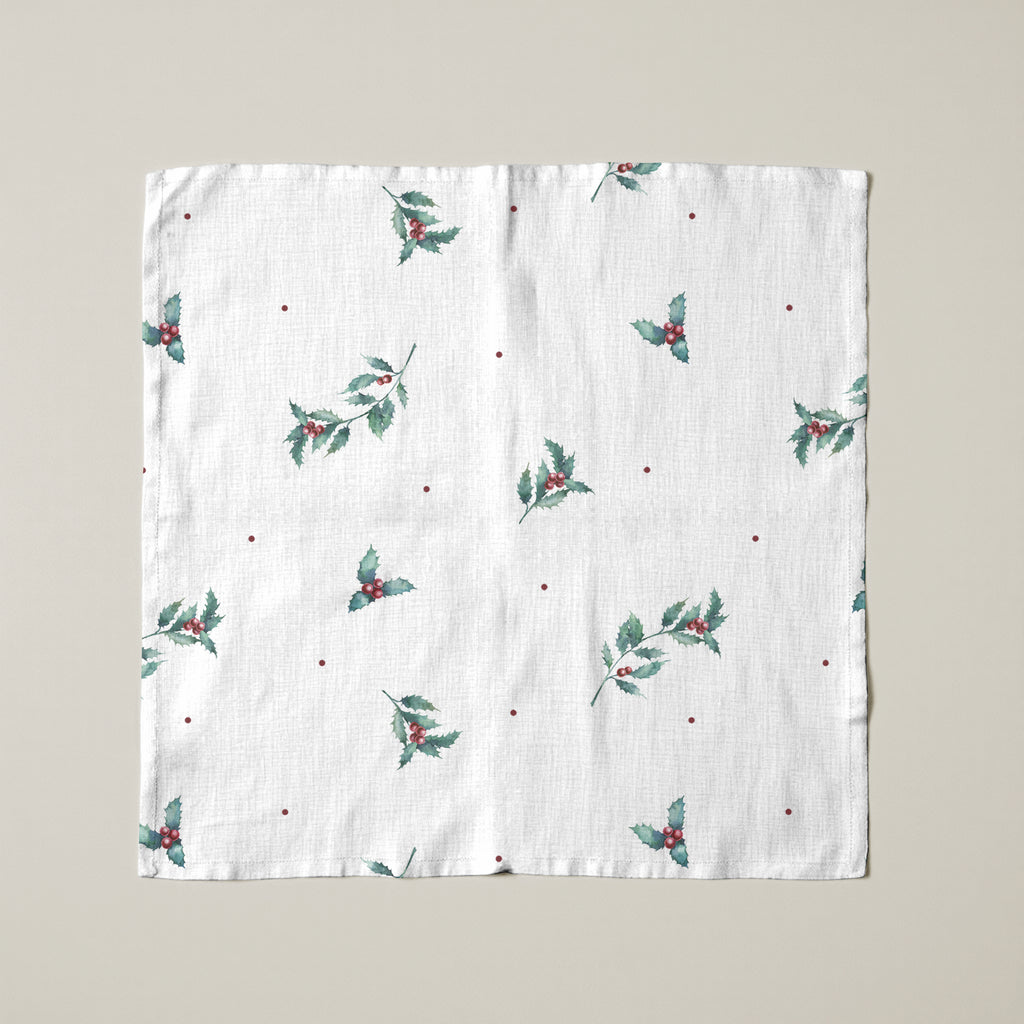 Servilletas 100% algodón pack de 2 unidades White Christmas 2