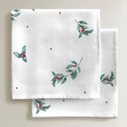 Servilletas 100% algodón pack de 2 unidades White Christmas 2