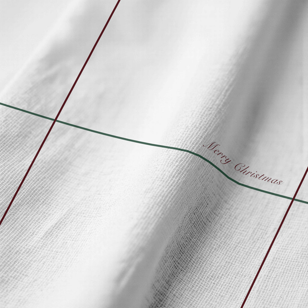 Servilletas 100% algodón pack de 2 unidades White Christmas 3