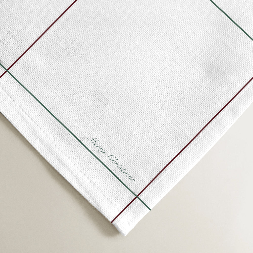 Servilletas 100% algodón pack de 2 unidades White Christmas 3