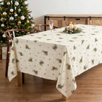 Mantel antimanchas 100% algodón Winter holly 1225