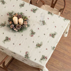 Mantel antimanchas 100% algodón Winter holly 1225