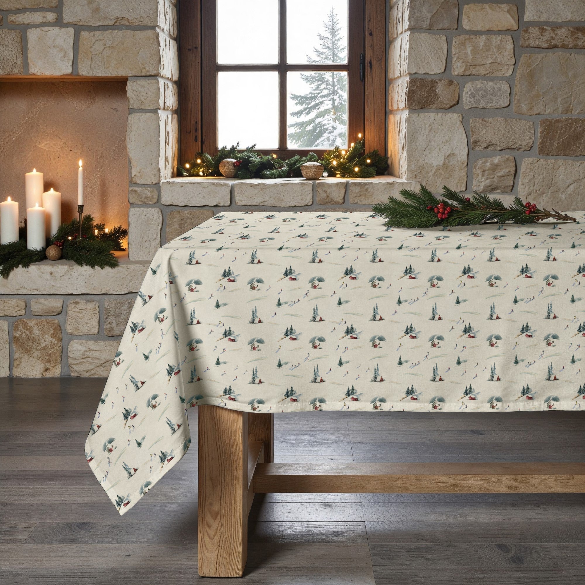 Mantel antimanchas Winter ski 1225