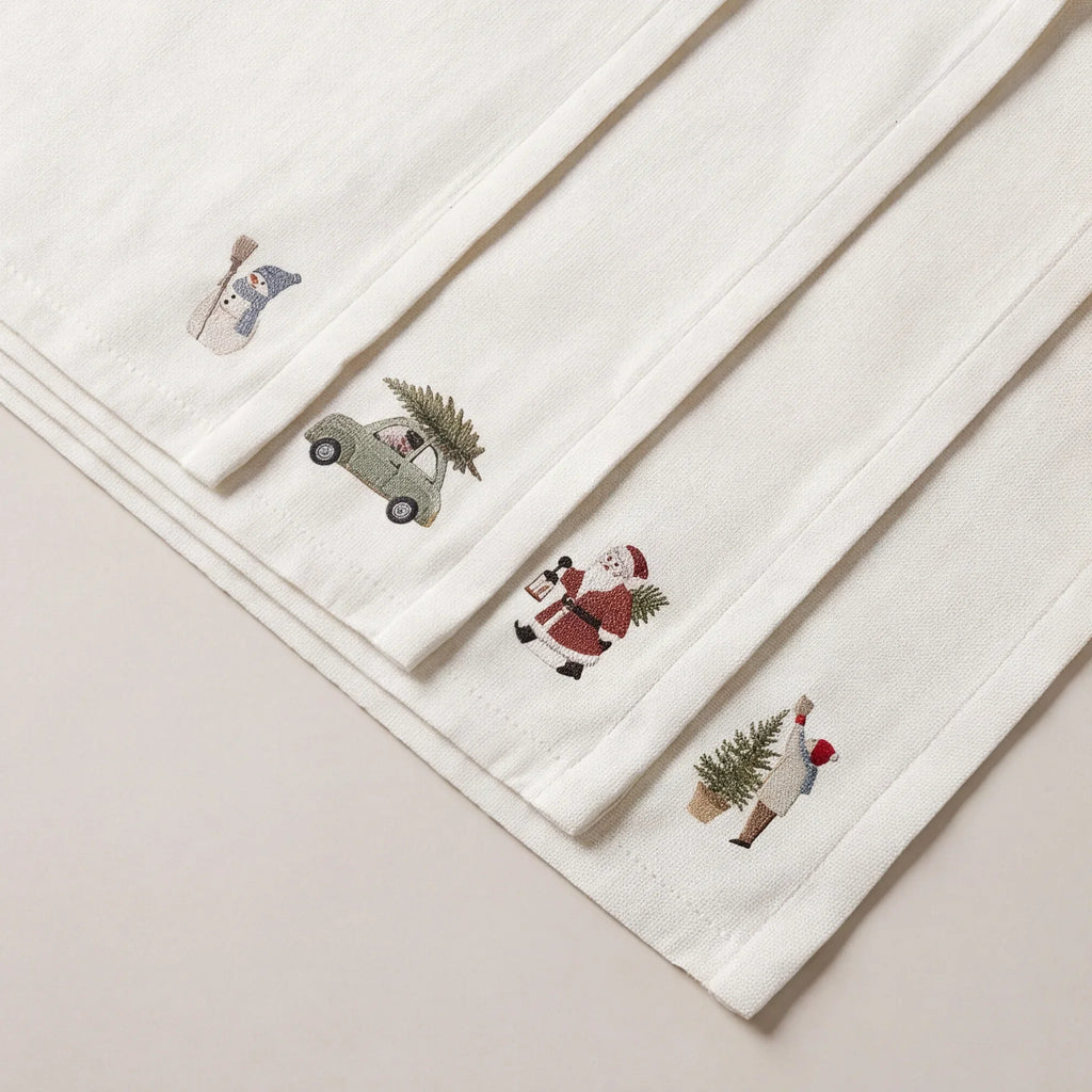 Mantel individual antimanchas pack 4 unidades Winter Wishes 11