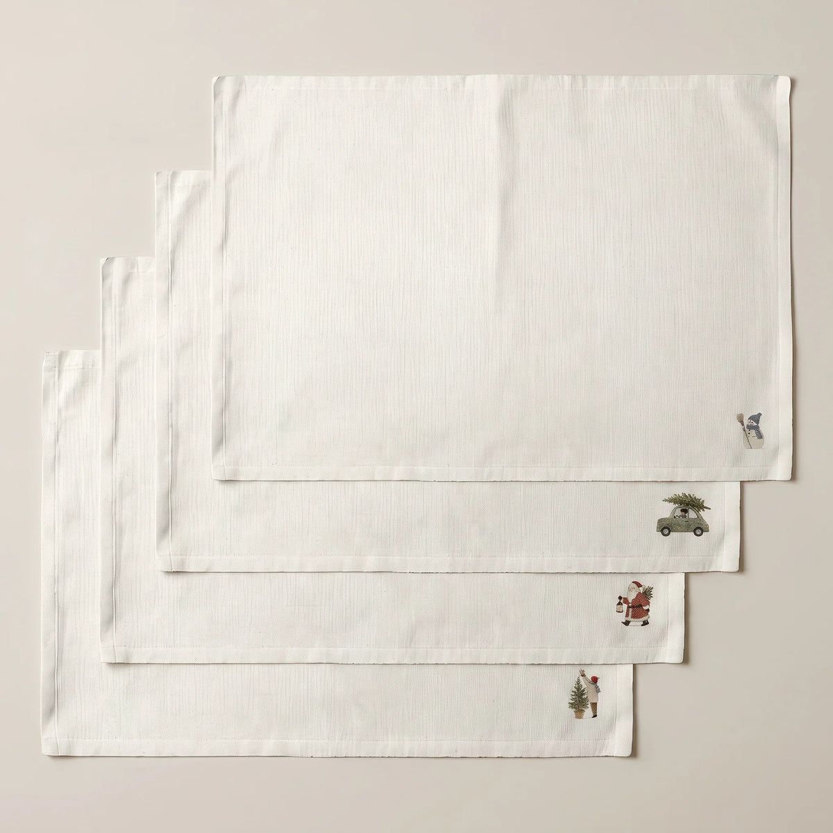 Mantel individual antimanchas pack 4 unidades Winter Wishes 11