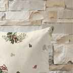 Funda de cojín 100% algodón Winter Holly 50x50 cm