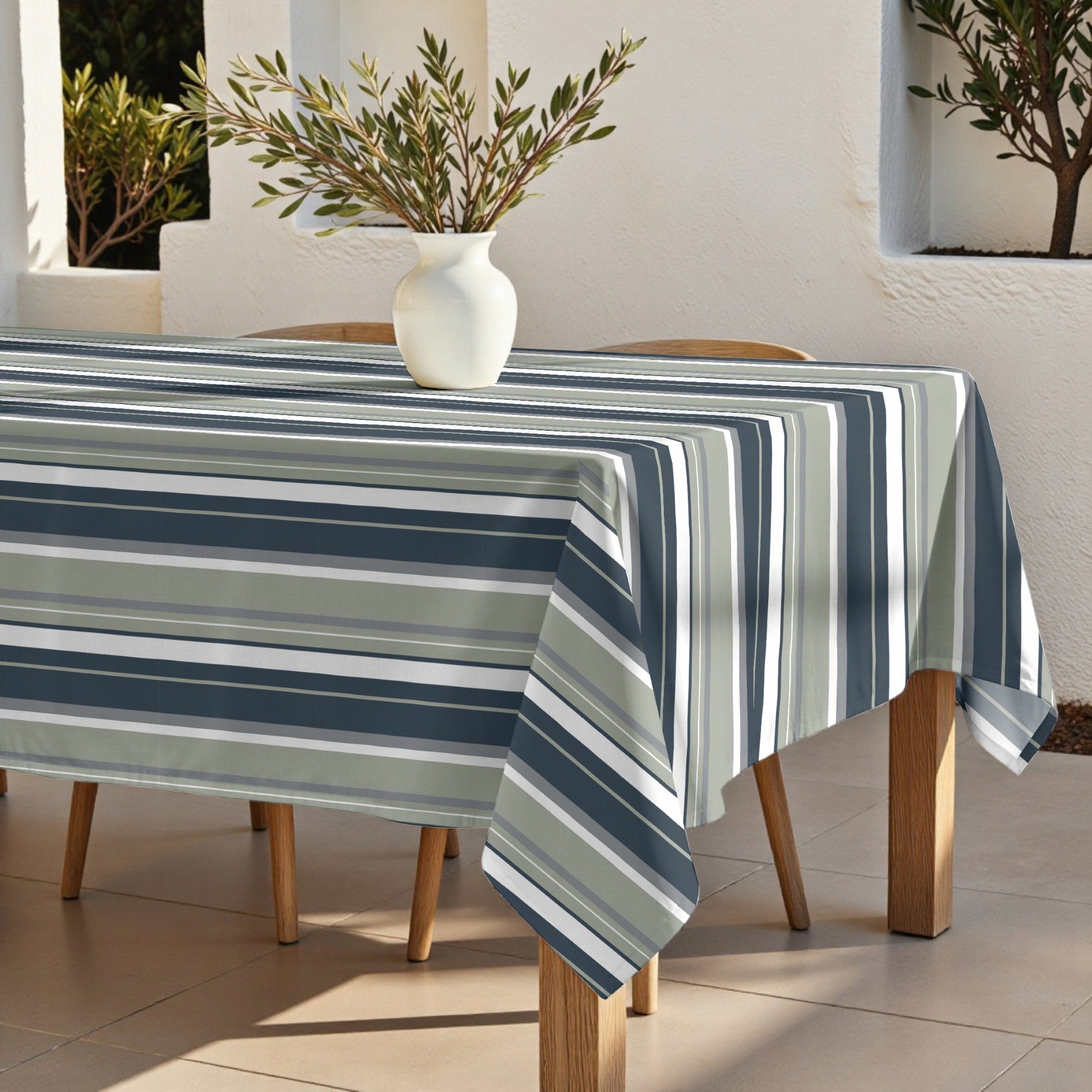 Mantel de tela Alika Marino 925-2