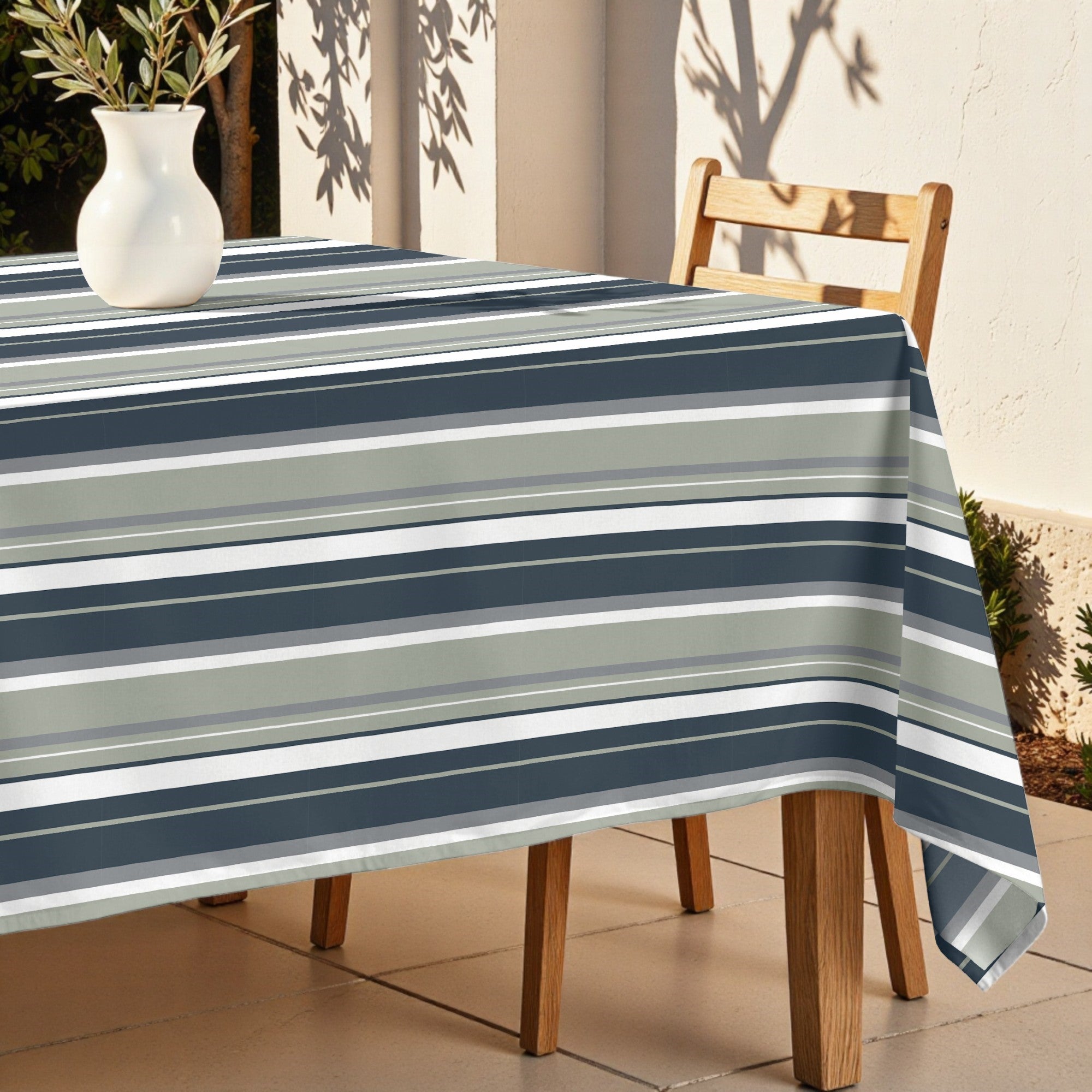 Mantel de tela Alika Marino 925-2