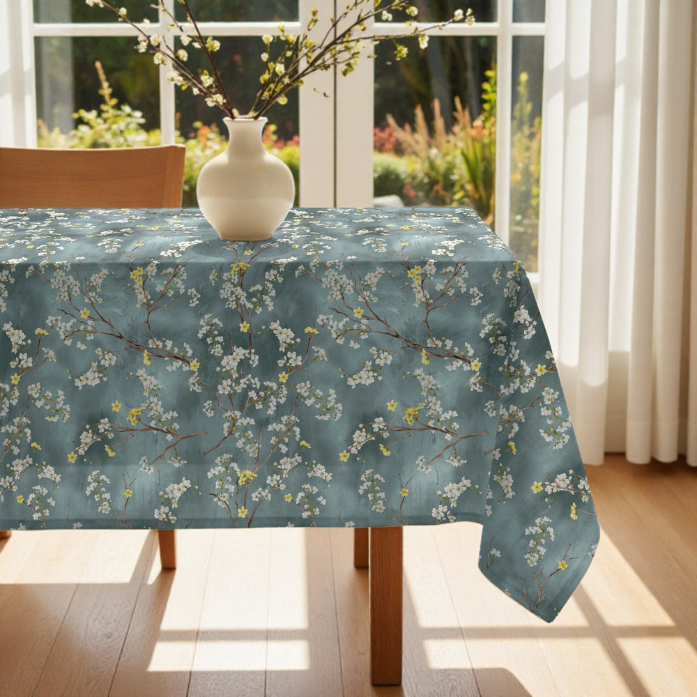 Asami Blue 924-1 High stain-resistant tablecloth