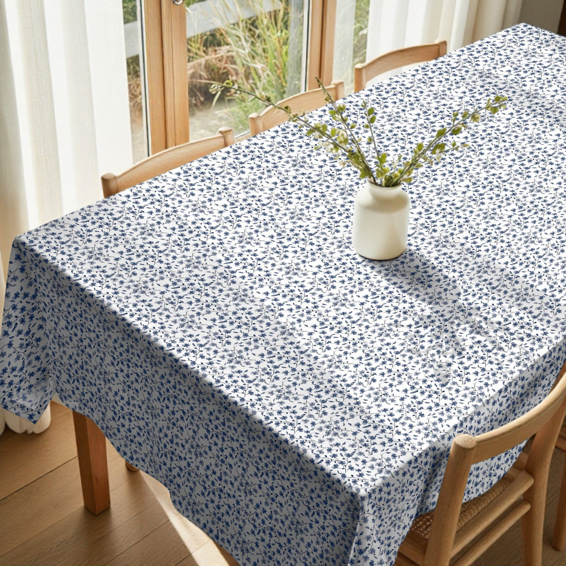Nappe antitache bleu foncé Asami 924-6
