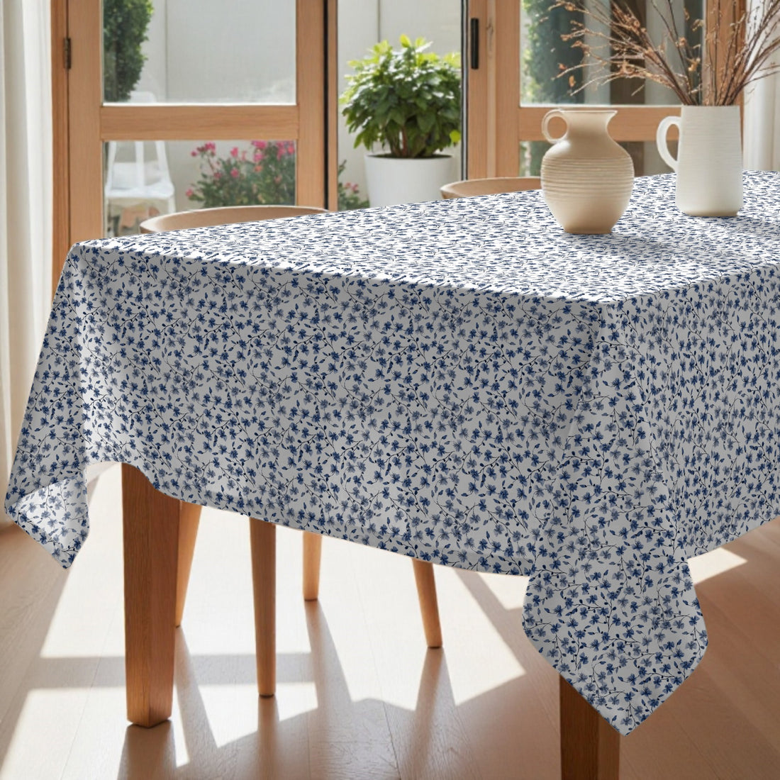 Nappe antitache bleu foncé Asami 924-6