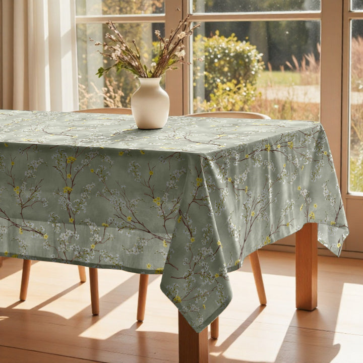 Nappe en tissu vert clair Asami 924-1