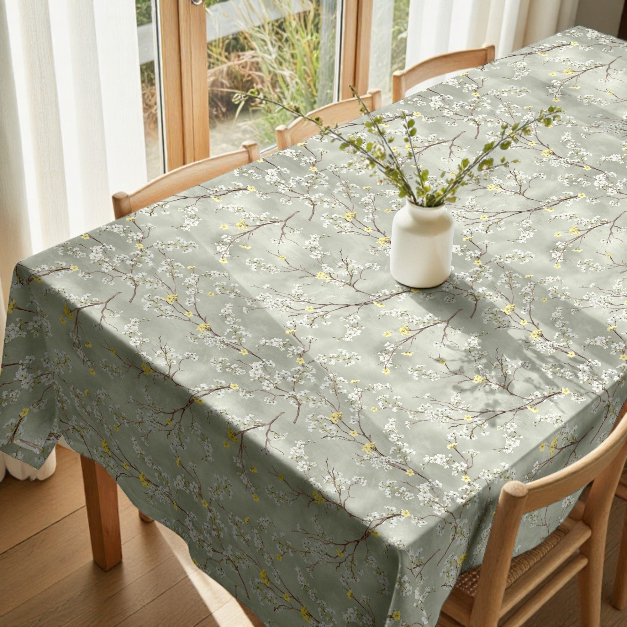 Mantel de tela Asami Verde Claro 924-1