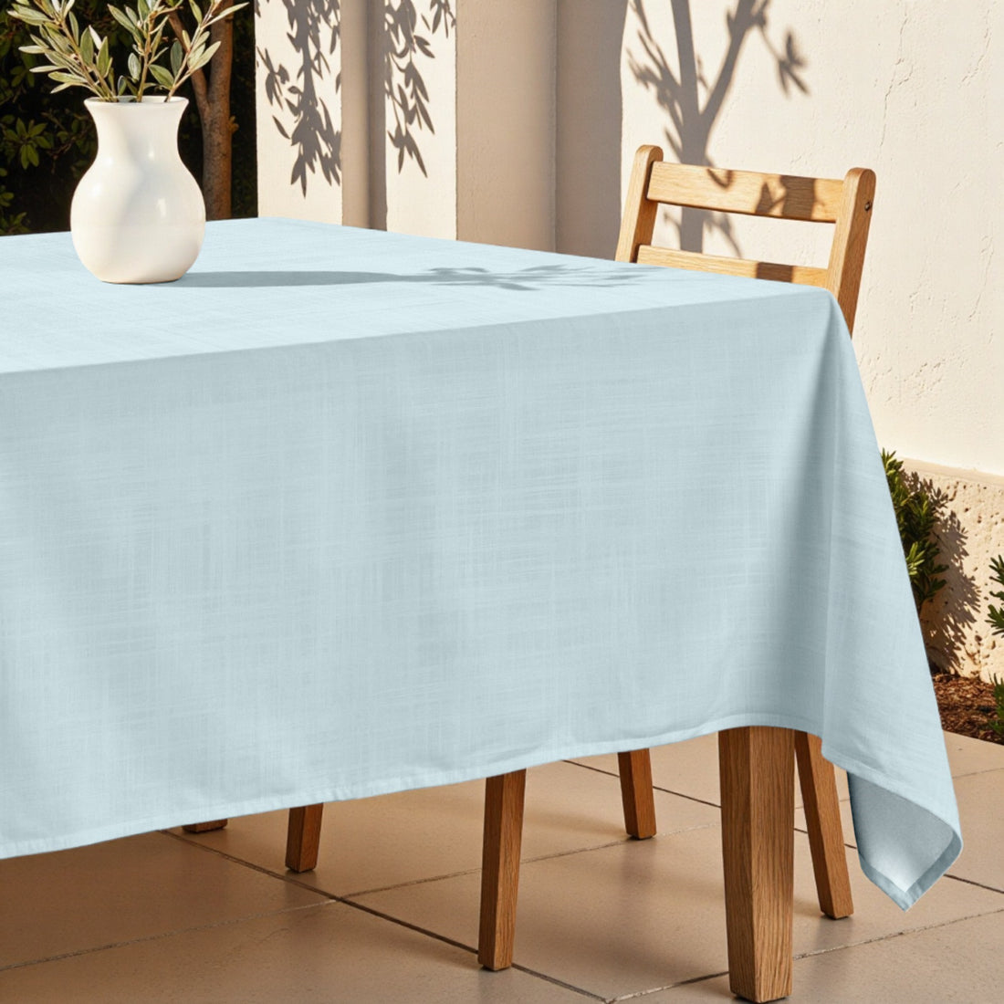 Mantel de tela 100% poliéster Azul De Verano