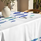 Mantel de tela Batura Cenefa Central