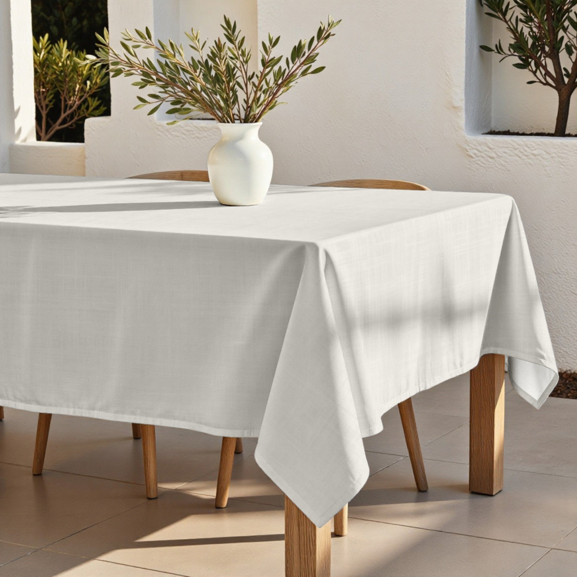 Mantel de tela Beige Claro