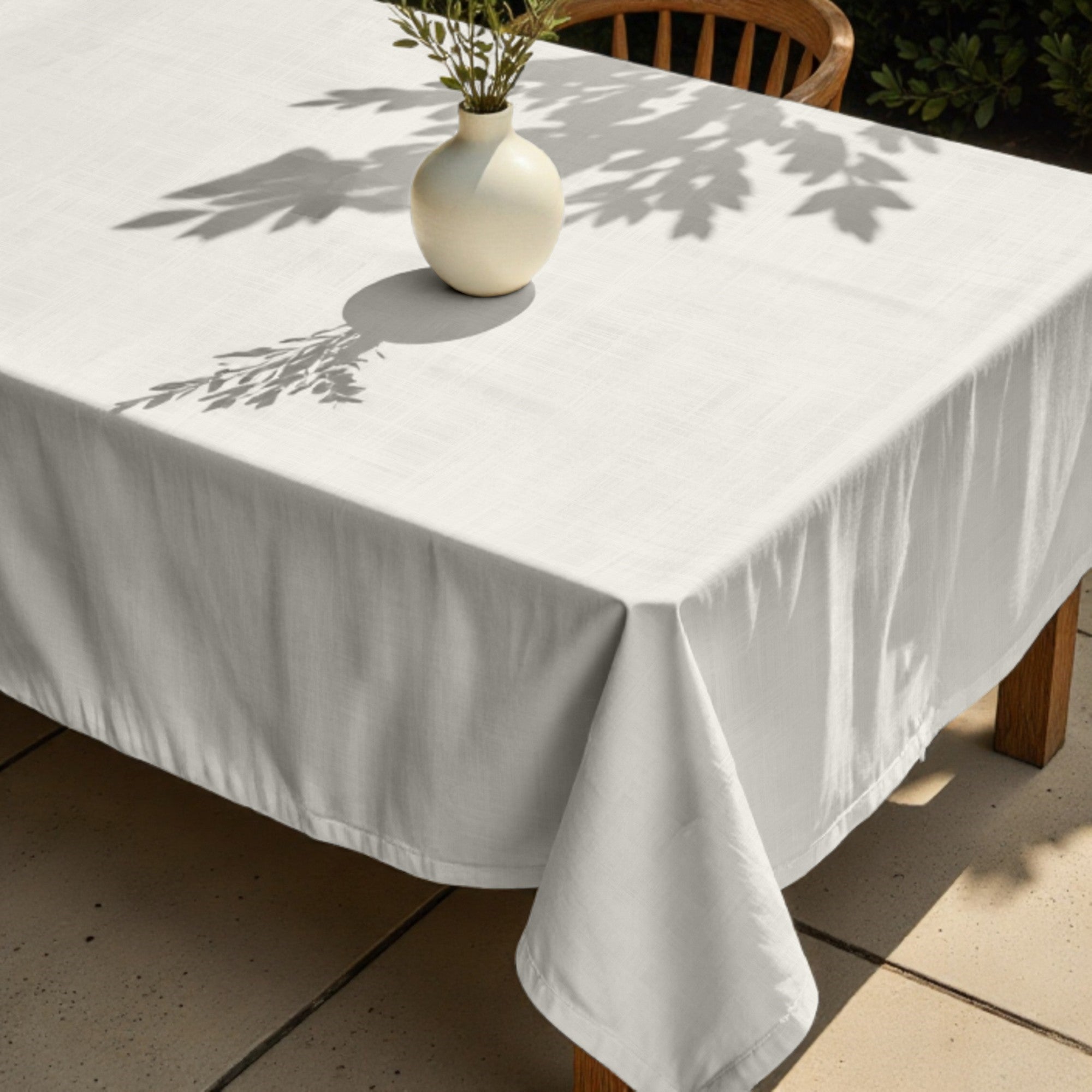 Mantel de tela Beige Claro