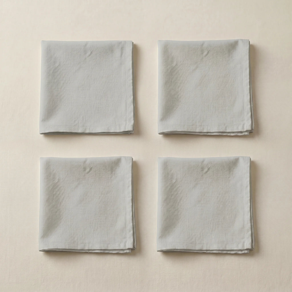 Pack de 4 unidades servilleta Harvard Gris Claro