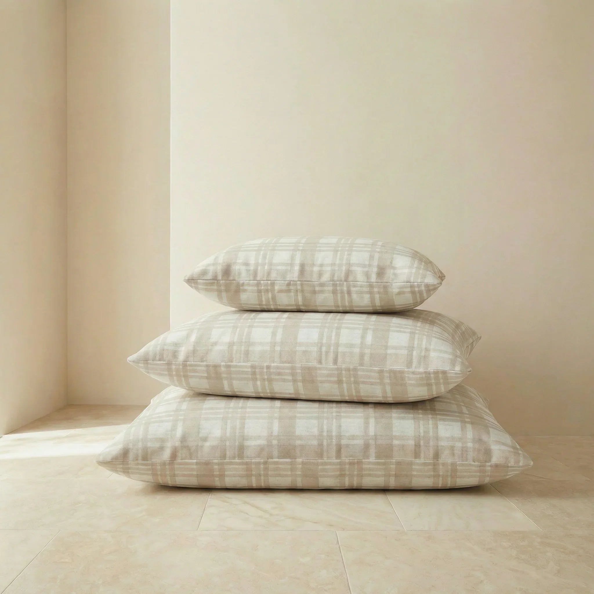 Funda para cama de mascota antimanchas Jara Beige