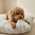 Cama para mascotas desenfundable antimanchas Jara Beige