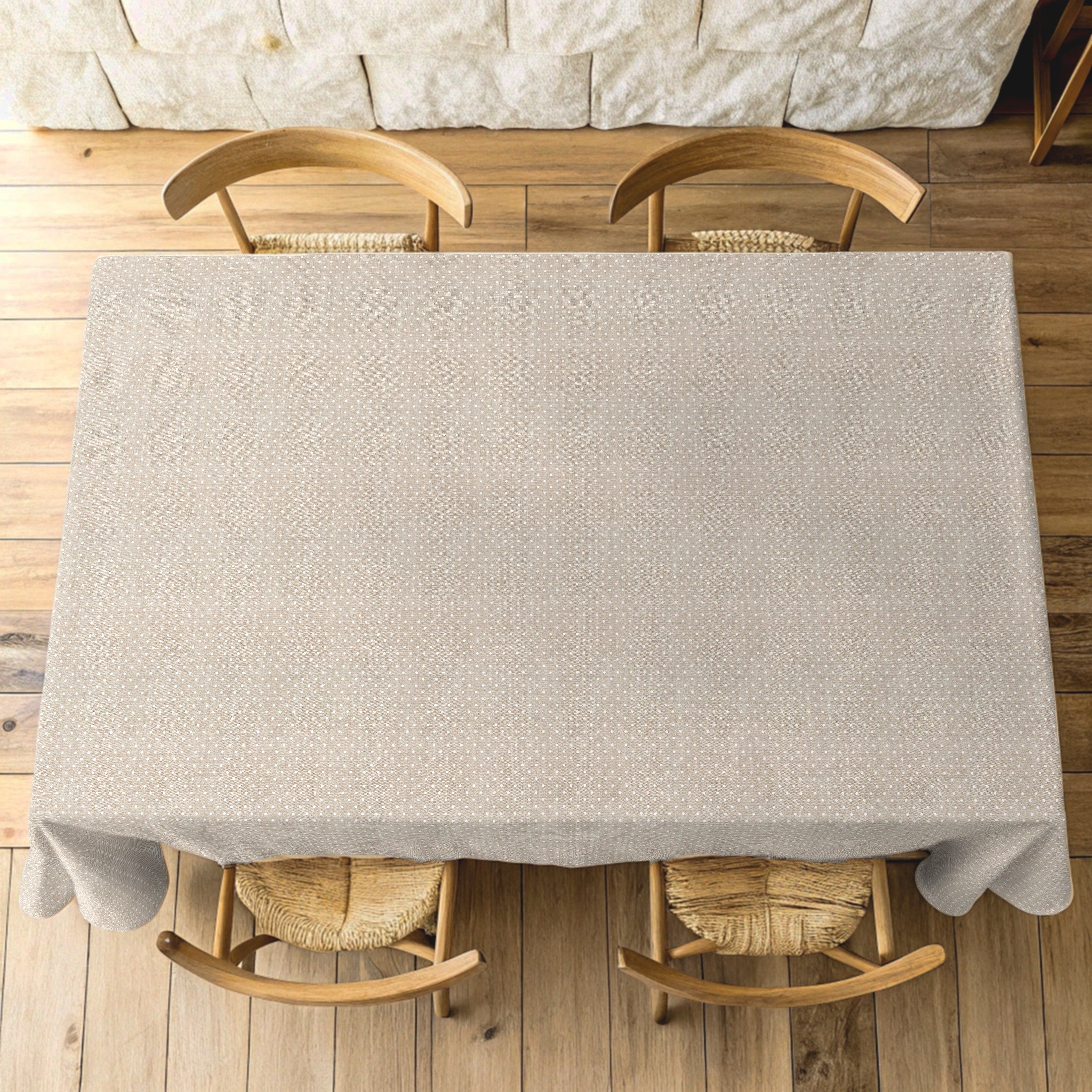 Mantel antimanchas Plumeti Blanco