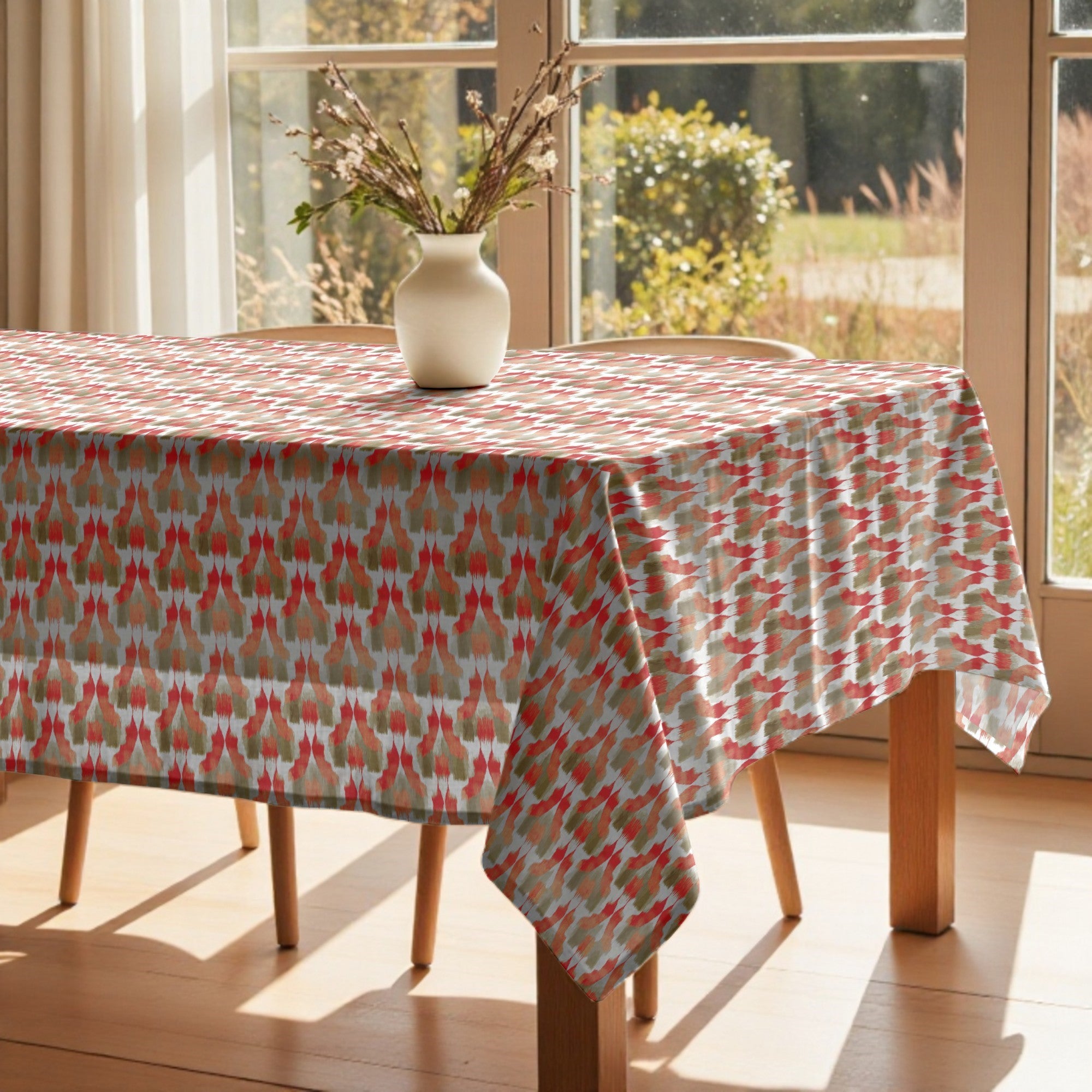 Mantel de tela Karasi Verde 125-4