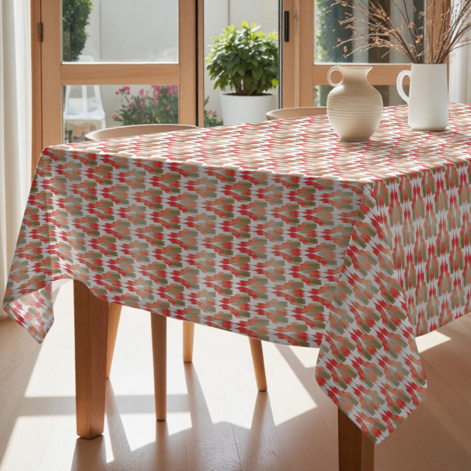 Mantel de tela Karasi Verde 125-4