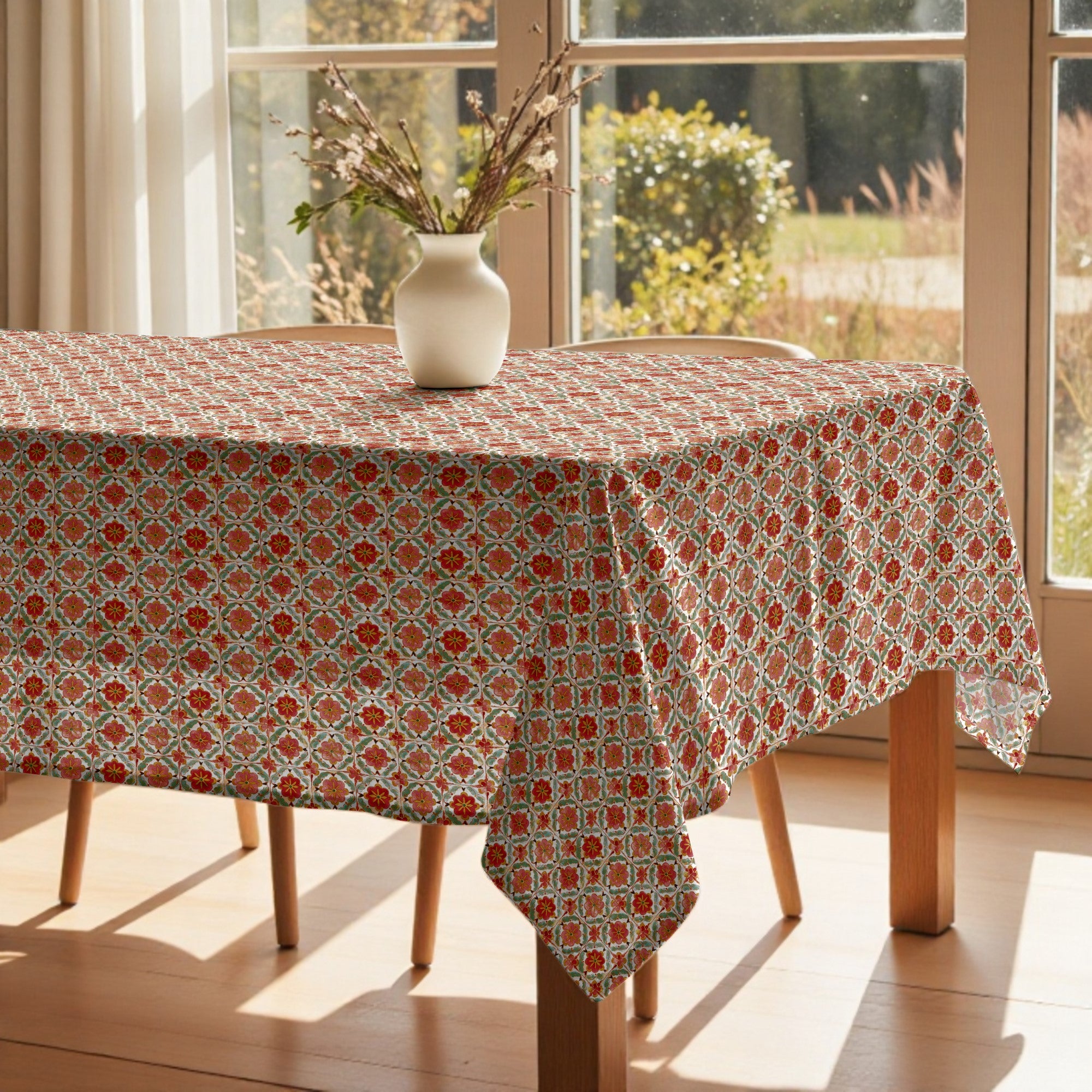 Mantel de tela Karma Rojo 925-8