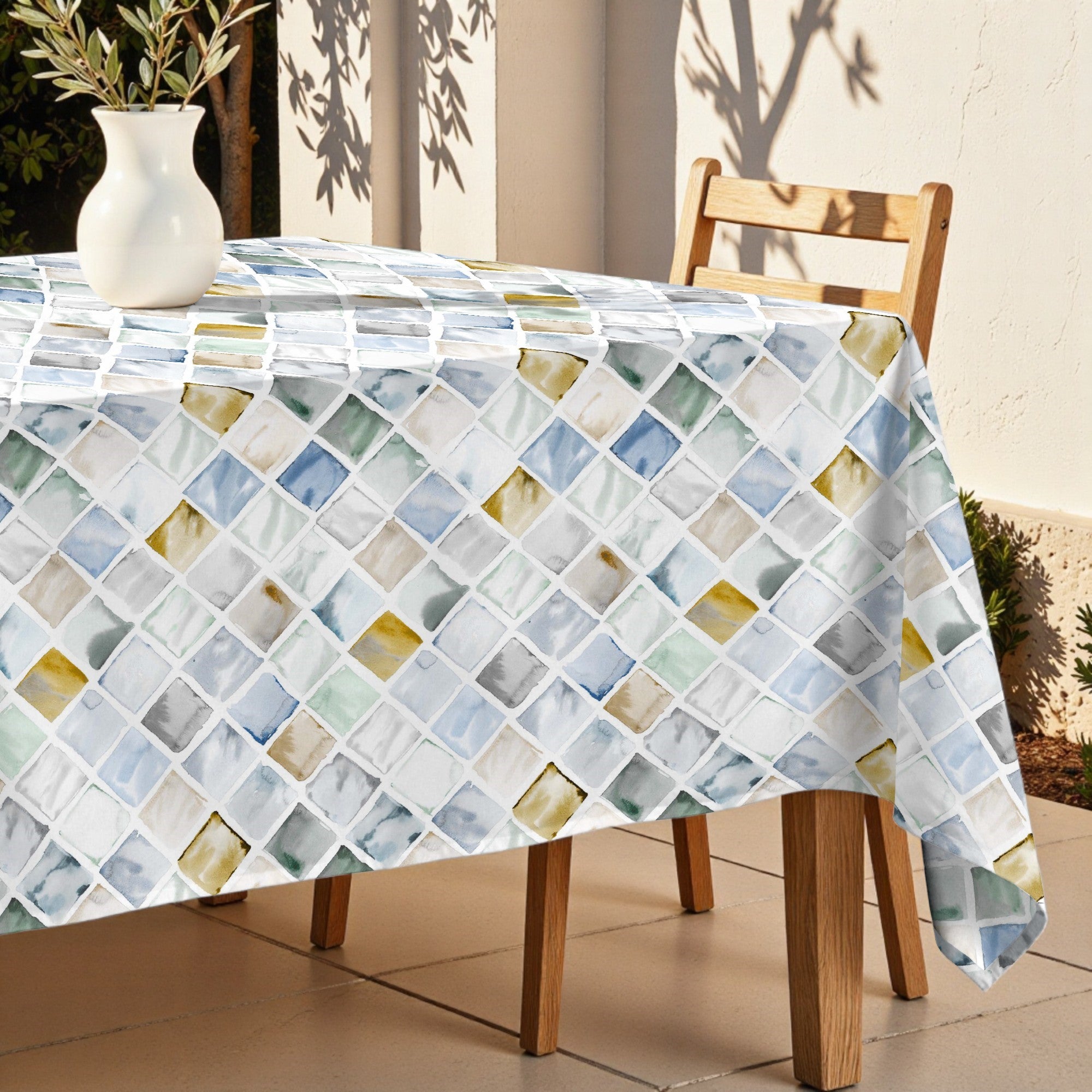 Mantel de tela Lionela Azul 4