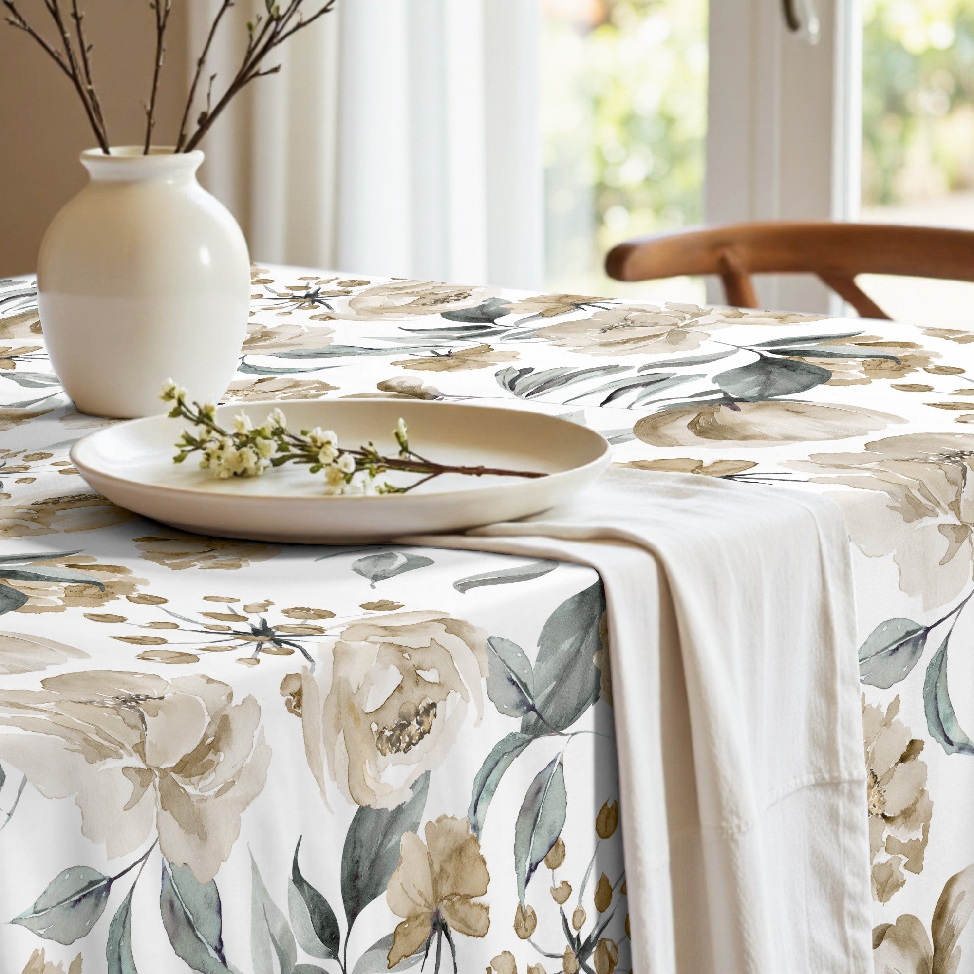 Mantel de tela Luana Beige 924-1