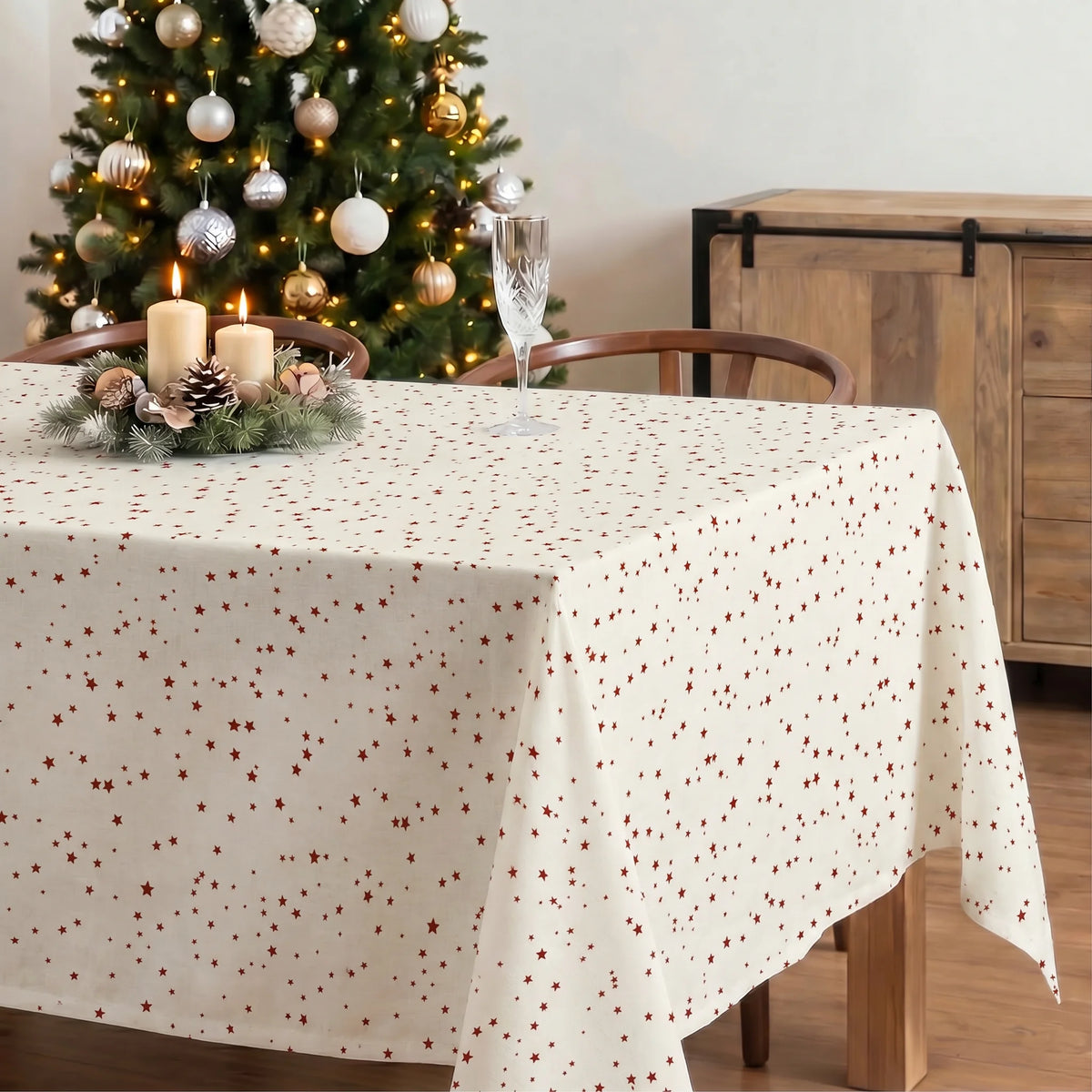 Mantel antimanchas XL Merry Christmas 23