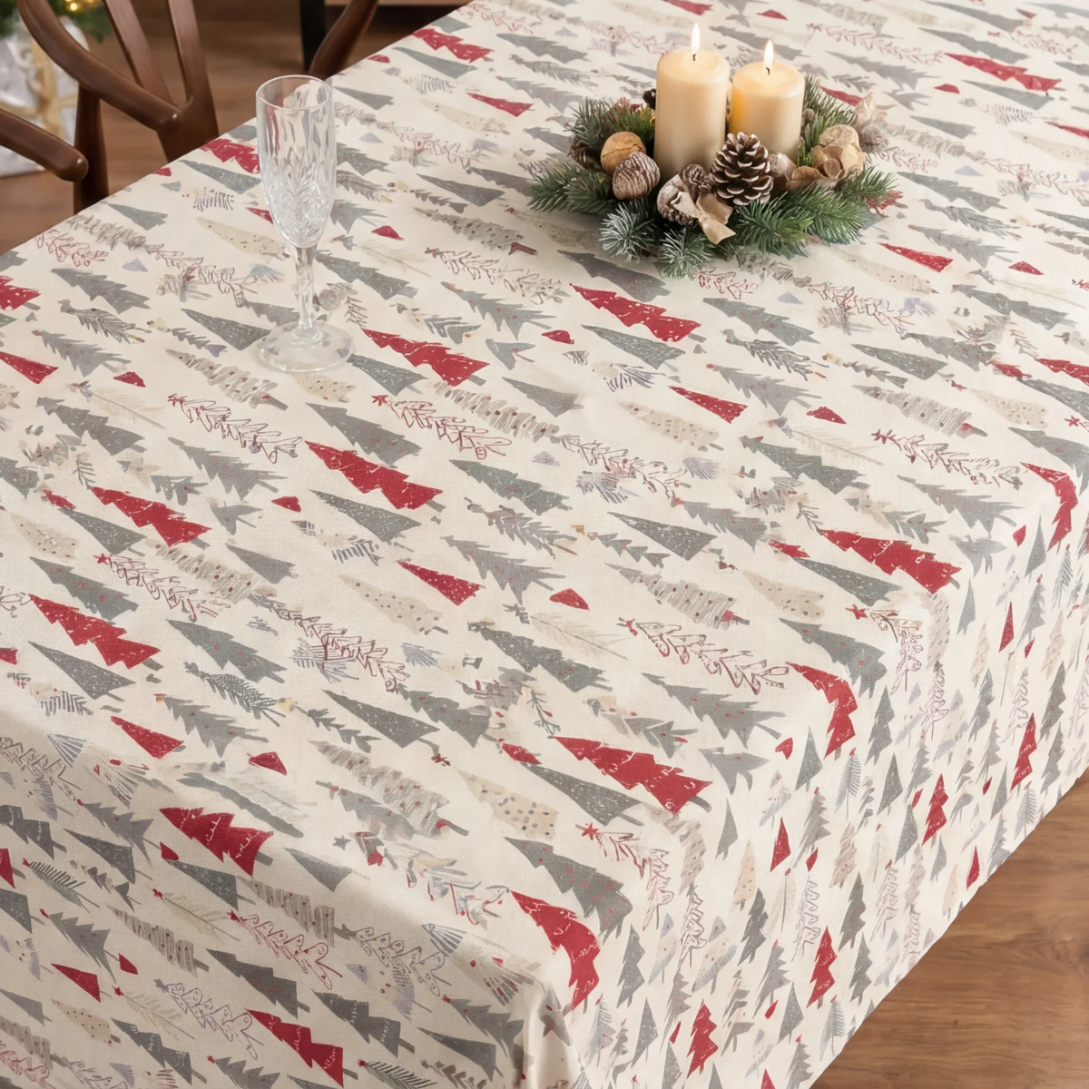 Mantel resinado antimanchas XL Merry Christmas 31-100