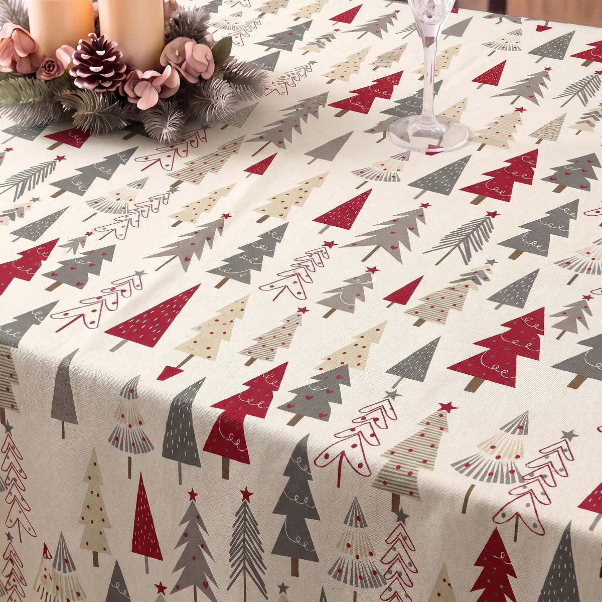 Mantel resinado antimanchas XL Merry Christmas 31-100