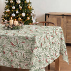Mantel antimanchas 100% algodón Merry Christmas 46